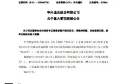 中兴通讯发布公告：BIS已终止4月15日拒绝令