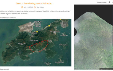 地理数据公司公开3D图像请求网民合力搜寻失踪飞行员