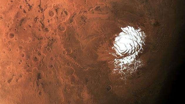 火星首次发现地下液态水湖 移民火星再添有利条件