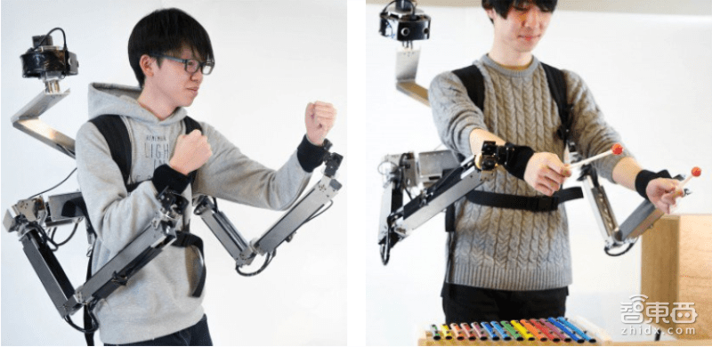 日本年轻教授研发机械臂背包可用VR远程控制