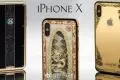 苹果iPhone X纯金镶钻版卖2万多 看“金碧辉煌”的iPhone X