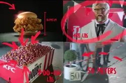《权游》魔山出演最新KFC广告：双倍猛汉版上校