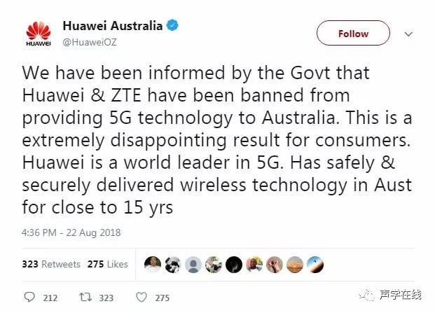 华为5G技术澳洲被禁：澳洲新总理竟成背后推手？