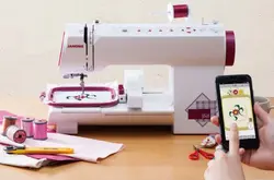 日本研发智能缝纫机 通过特定App就能自动刺绣