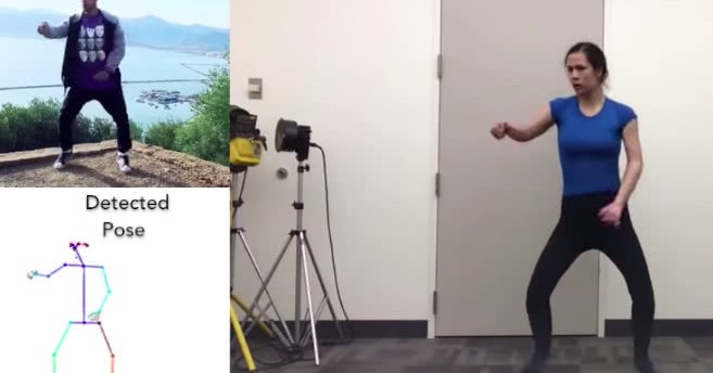 舞蹈视频也可以造假？这款AI模拟系统让你瞬间变身舞蹈大神