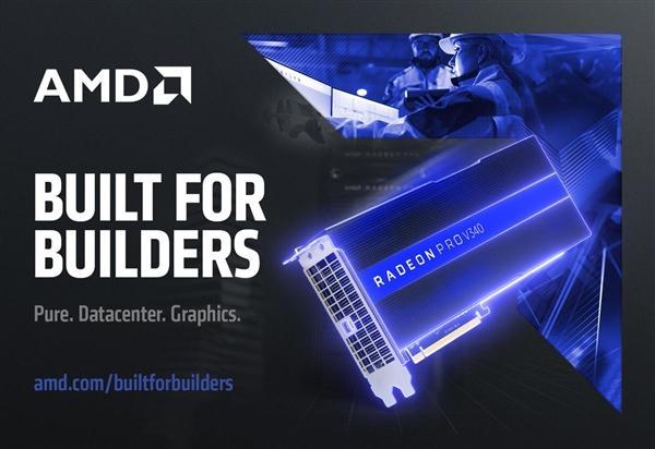 AMD发双芯专业显卡RadeonProV340：功耗仅300W