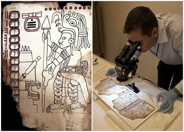 曾遭掠夺象形文字格罗里法典手稿证属最古老玛雅文献
