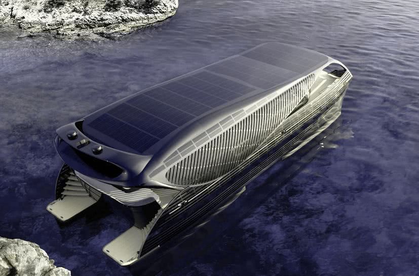这是世界上第一艘远洋太阳能游艇 如果放慢速度 可无限期巡航