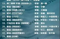 2018年中央广播电视总台中秋晚会节目单