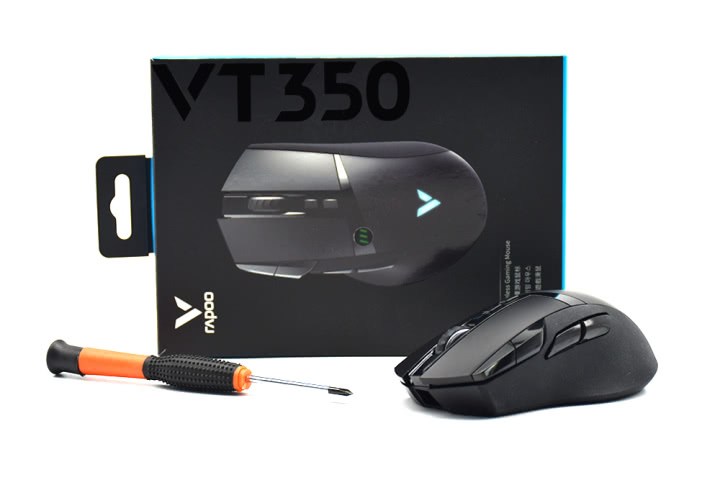 超高性价比雷柏VT350双模游戏鼠标拆解
