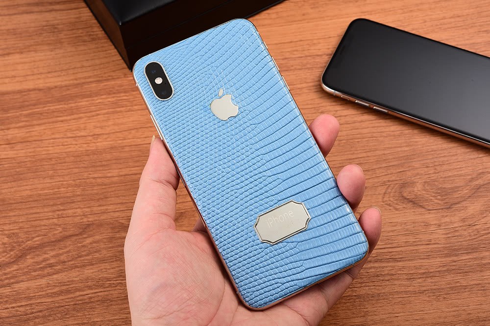 土豪定制苹果iPhoneXS 稀有蓝色版 开箱就觉得超值
