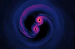 黑洞在碰撞前是如何发光的？