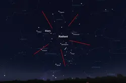 2018年10月22日猎户座流星雨极大期