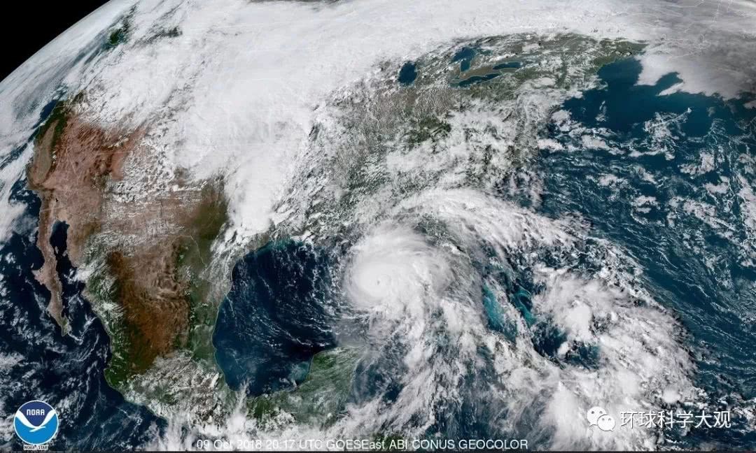 50年来最强飓风 迈克尔纵贯美国东海岸 记者：整个城市在颤抖