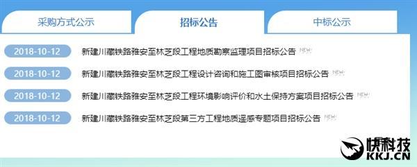 川藏铁路雅安-林芝段公开招标：总工期长达10年