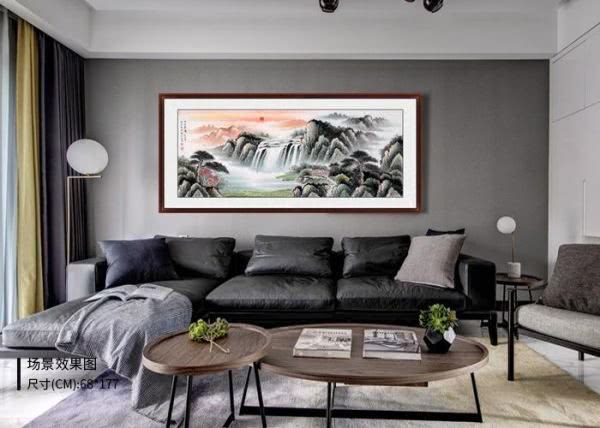 沙发背景装饰画为你打造新的生活空间