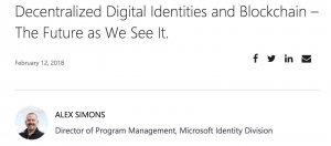 微软要以区块链打造去中心化的数位身份管理机制