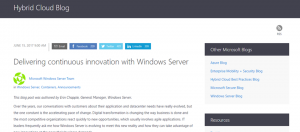 Container双周报第37期：微软支援Linux再进一步，WindowsServer也将可以执行LinuxBash