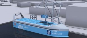 全球首艘电动自驾货柜船明年将在挪威启航
