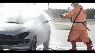 【睇片】超高压水枪洗车，洗车变㓥车！