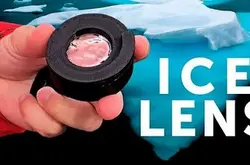狂热摄影师自制冰镜头只能用 1 分钟！