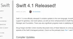 Swift 4.1释出，扩充泛型加入条件一致性