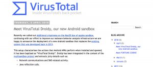 Google VirusTotal推出Android沙箱服务