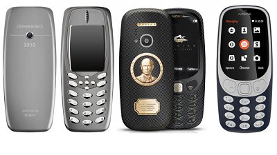 【普京版、钛金属版】Nokia 3310 特别版价值不菲