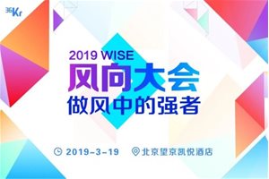 破局领航，做风中强者 | 36氪2019 WISE风向大会
