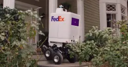 FedEx推出当天送达自动送货机器人，预计今年夏天上路