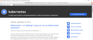 Kubernetes 1.4版本释出，只用2个指令就能布建一套容器丛集