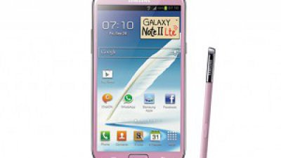 Samsung 迎接白色情人节推出 Galaxy Note 2 LTE 粉红色