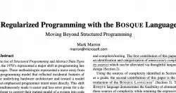 微软正开发没有循环的程式语言Bosque