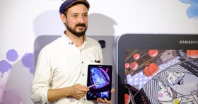 把天空当画布 法国艺术家用三星 Galaxy Tab S3 画遍全台湾