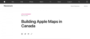 苹果图资车前进加拿大、爱尔兰、意大利等国收集街道资料，扩大改善当地地图服务