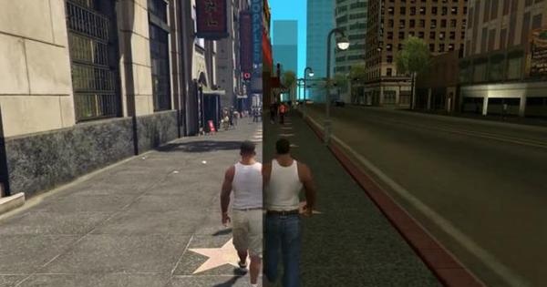 《GTA5》与《圣安地列斯》城市场景对比 重置童年经典画面