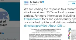 超过20个德州-机构遭到勒索软件攻击