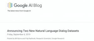 Google释出两神经语言对话资料集