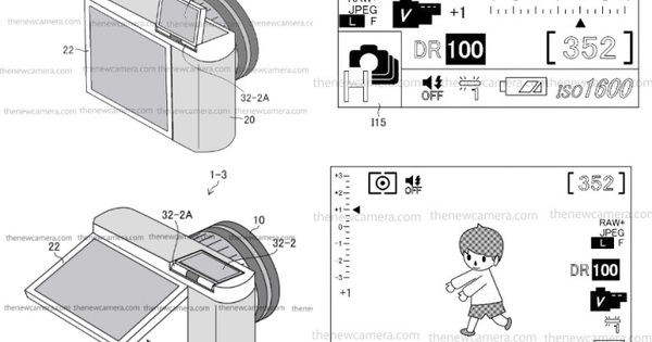 富士公布可翻转肩屏专利：看引数、可取景还能更省电 _屏幕