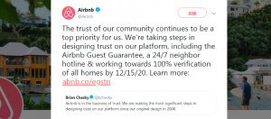 Airbnb更新安全政策：验证所有房源，新增24/7邻居热线