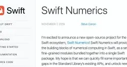 苹果发布程式语言Swift数值运算专案Numerics