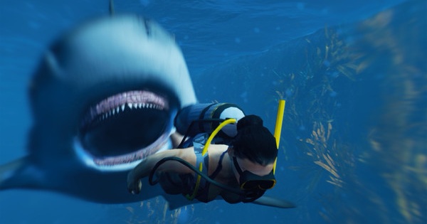 角色互换 玩家在《吃人》中扮演鲨鱼 人类成为食材_进化