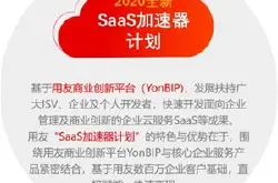 用友发布“SaaS加速器计划”，全面升级云生态…