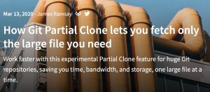 GitLab释出实验性新功能Partial Clone