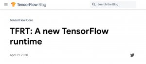 因应机器学习生态系变化，TensorFlow加入更快更具扩展性的新Runtime