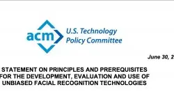 ACM发公开信要求禁用脸部辨识技术