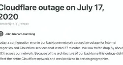 Cloudflare网络故障27分钟，影响Discord与Shopify等服务