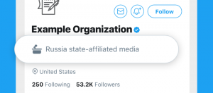 Twitter将开始标注各国外交官员及官方媒体账号