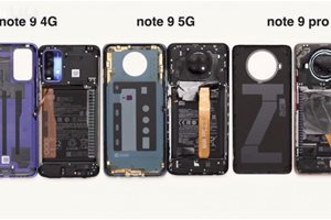 Redmi Note 9 系列拆解