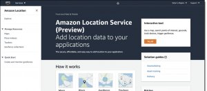 AWS发表地图与地理位置服务Amazon Location